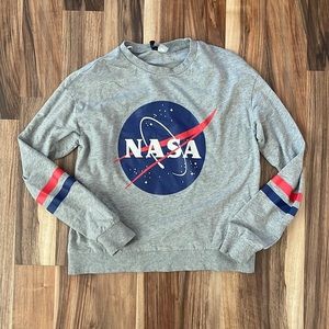 H&M Divided NASA Long Sleeve Top